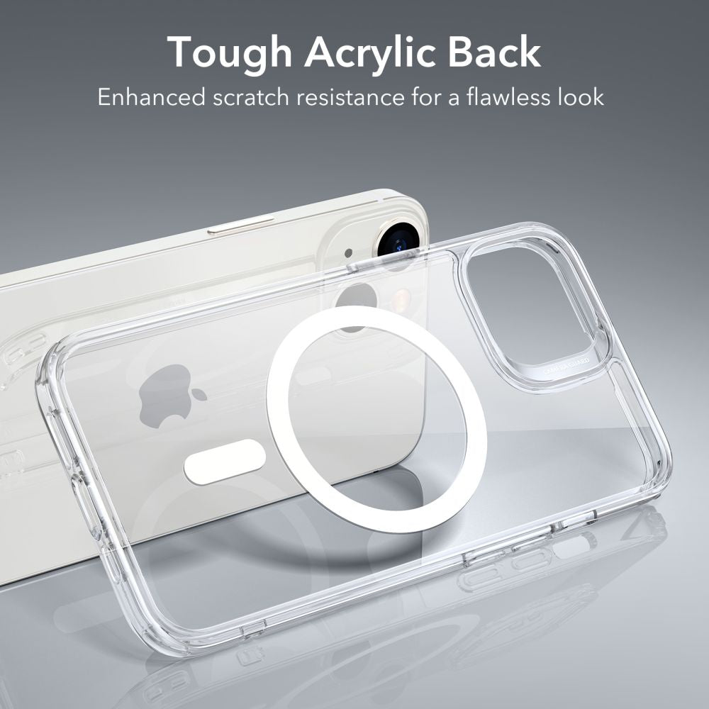 Husa MagSafe pentru Apple iPhone 14 / 13, ESR, Classic Hybrid, Transparenta