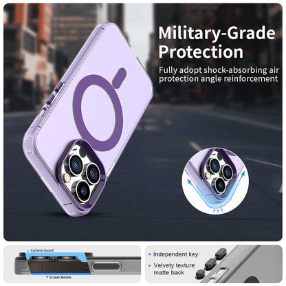 Husa MagSafe pentru Apple iPhone 13 Pro Max, Techsuit, CandyCase, Mov