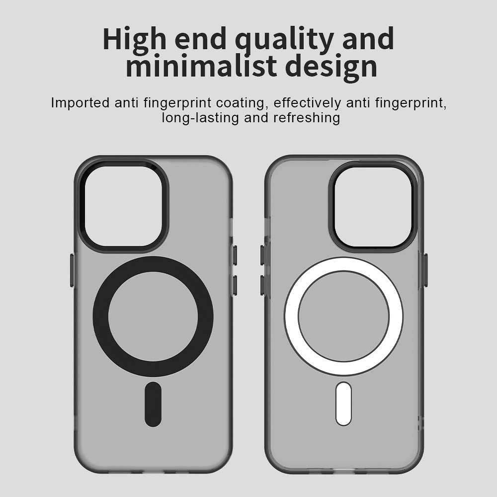 Husa MagSafe pentru Apple iPhone 13 Pro, Techsuit, CandyCase, Neagra