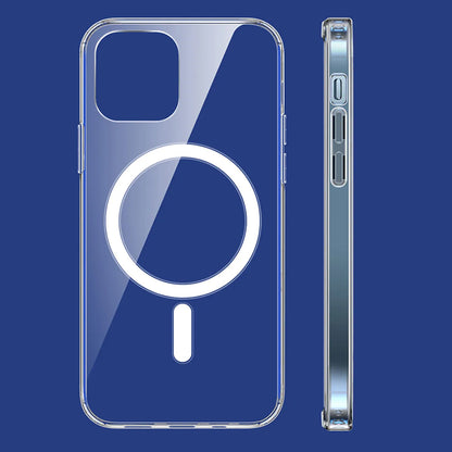 Husa MagSafe pentru Apple iPhone 13 Pro, Techsuit, Pro, Transparenta