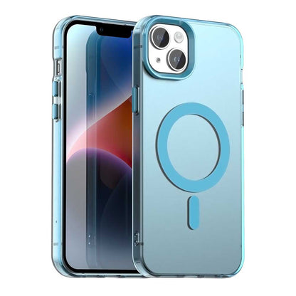 Husa MagSafe pentru Apple iPhone 13, Techsuit, CandyCase, Albastra