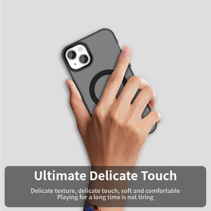 Husa MagSafe pentru Apple iPhone 13, Techsuit, CandyCase, Neagra