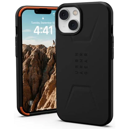 Husa MagSafe pentru Apple iPhone 14 Plus, Urban Armor Gear, Civilian, Neagra