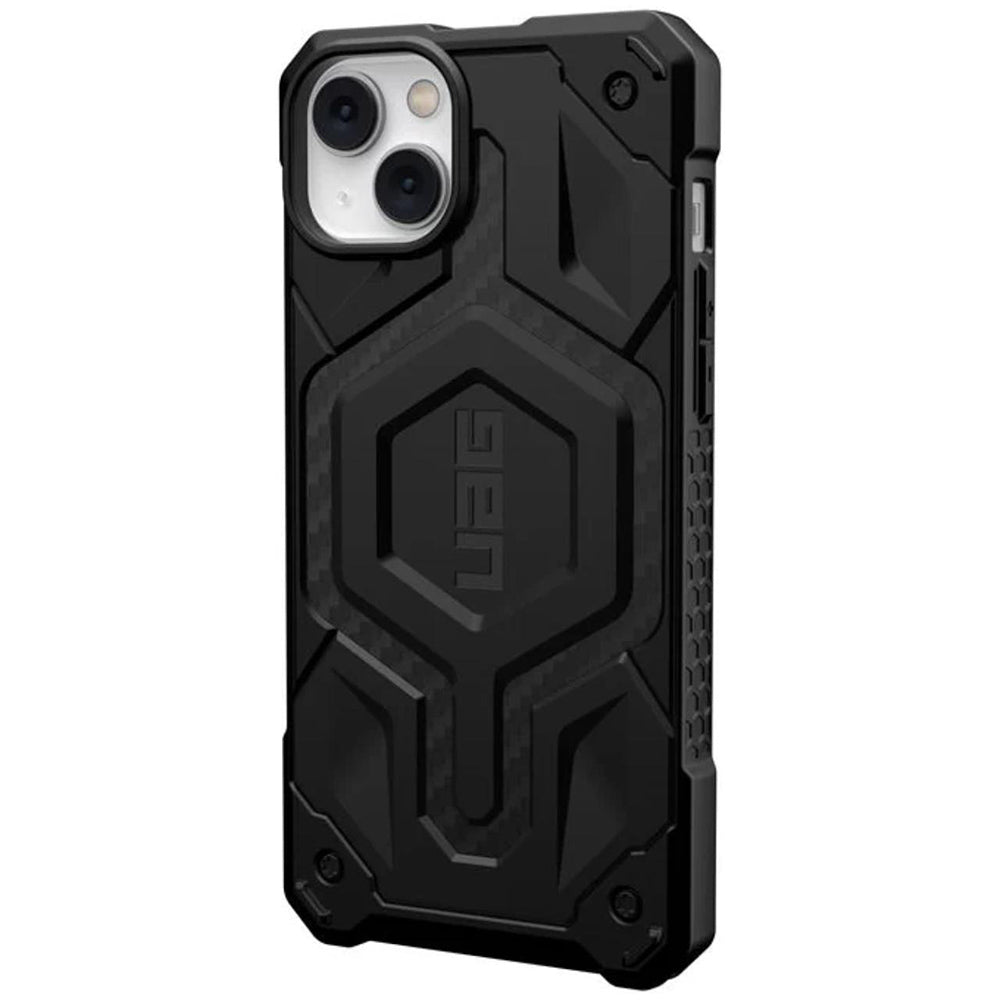 Husa MagSafe pentru Apple iPhone 14 Plus, Urban Armor Gear, Monarch Pro Carbon, Neagra