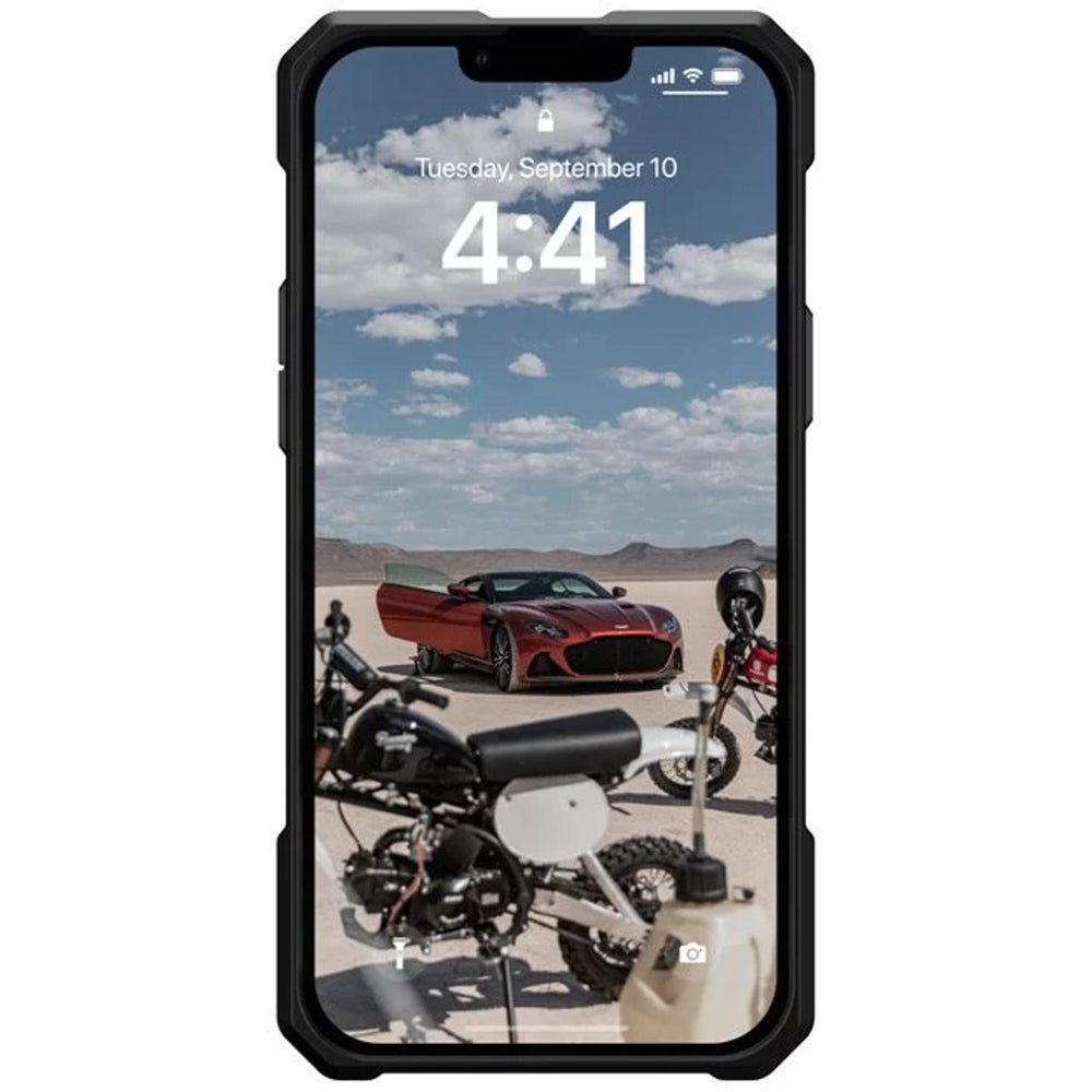 Husa MagSafe pentru Apple iPhone 14 Plus, Urban Armor Gear, Monarch Pro Carbon, Neagra