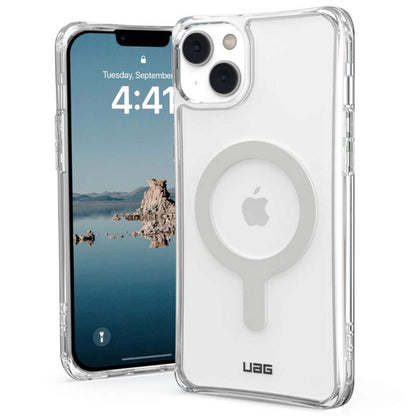 Husa MagSafe pentru Apple iPhone 14 Plus, Urban Armor Gear, Plyo, Transparenta