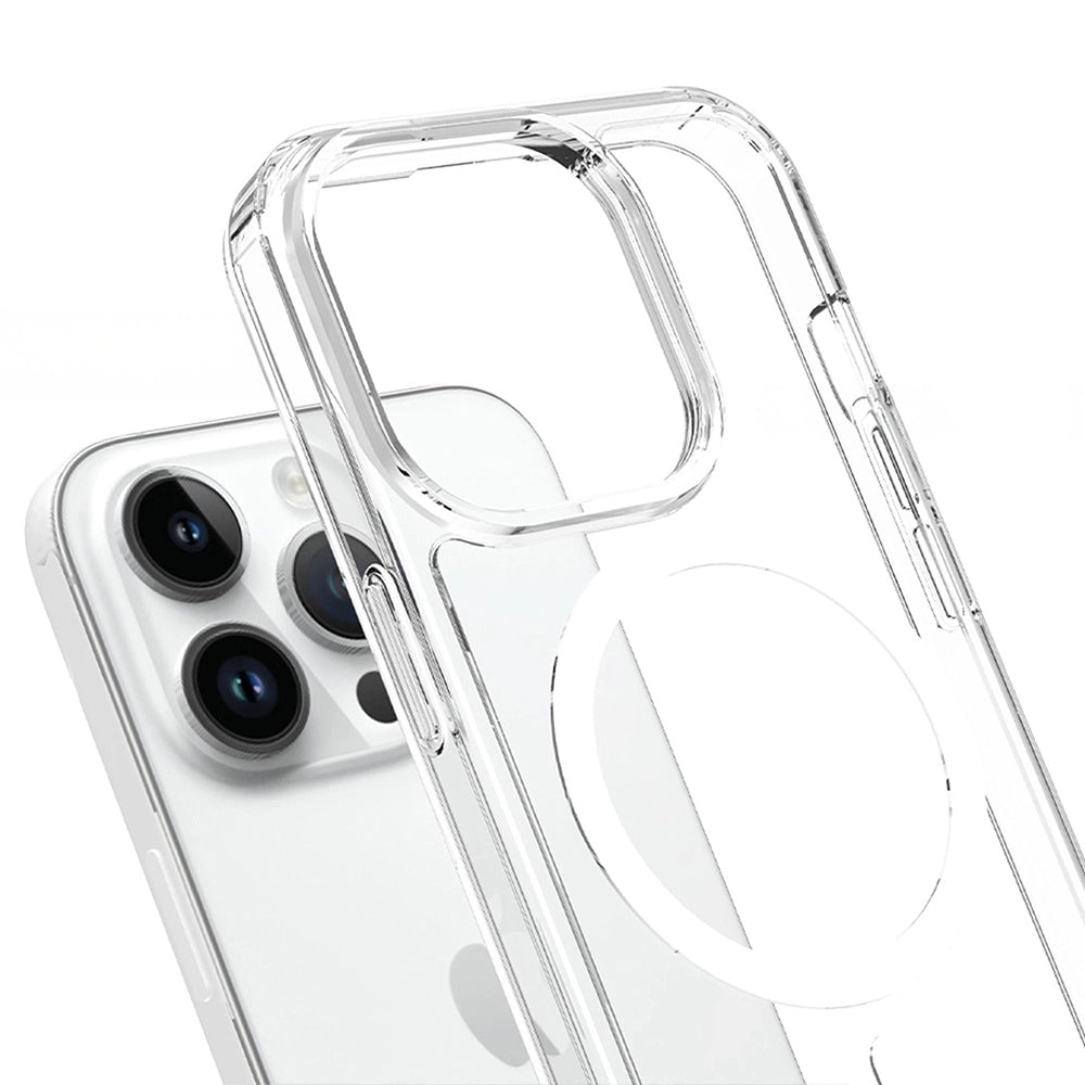 Husa MagSafe pentru Apple iPhone 14 Pro, 3MK, Armor MagCase, Transparenta