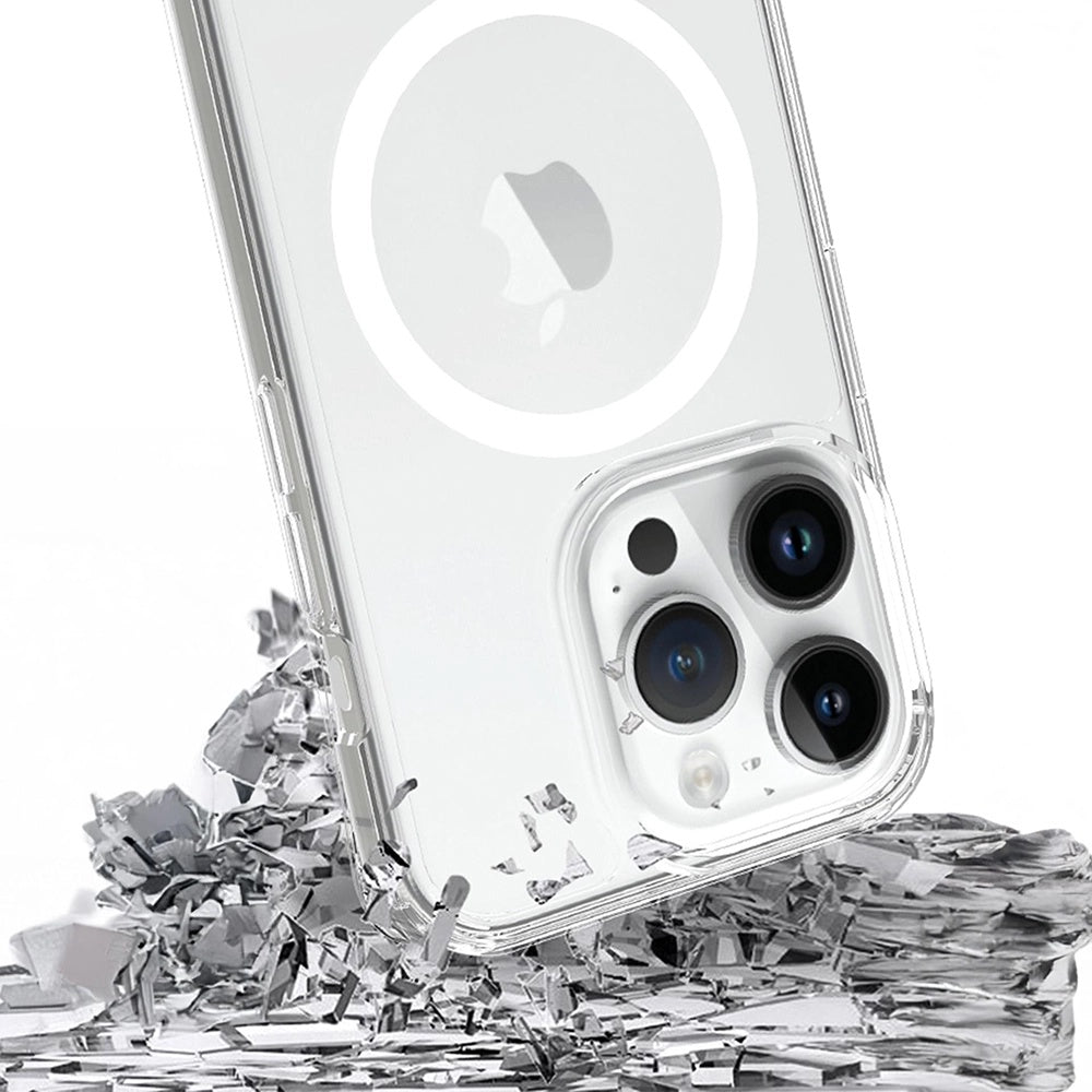 Husa MagSafe pentru Apple iPhone 14 Pro, 3MK, Armor MagCase, Transparenta