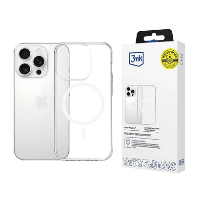 Husa MagSafe pentru Apple iPhone 14 Pro, 3MK, Armor MagCase, Transparenta