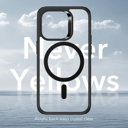 Husa MagSafe pentru Apple iPhone 14 Pro, ESR, Classic Hybrid, Neagra Transparenta