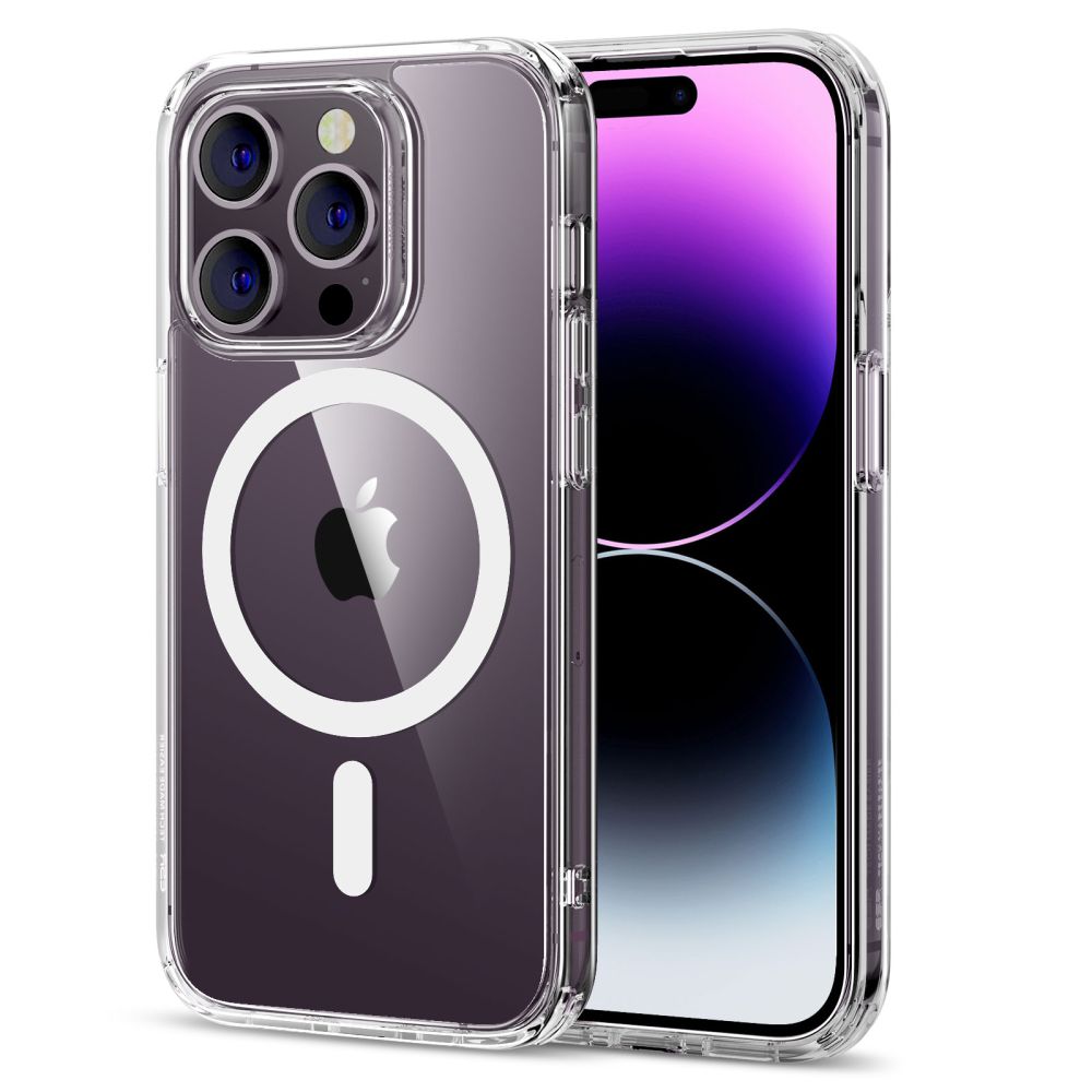 Husa MagSafe pentru Apple iPhone 14 Pro Max, ESR, Ch Halolock, Transparenta
