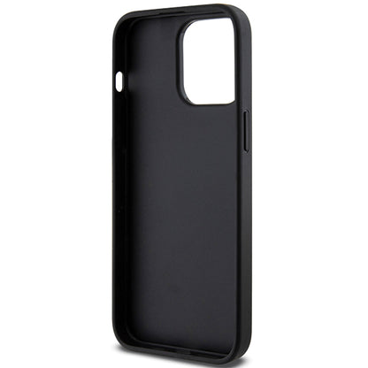 Husa MagSafe pentru Apple iPhone 14 Pro Max, Karl Lagerfeld, Saffiano Gripstand Choupette, Neagra