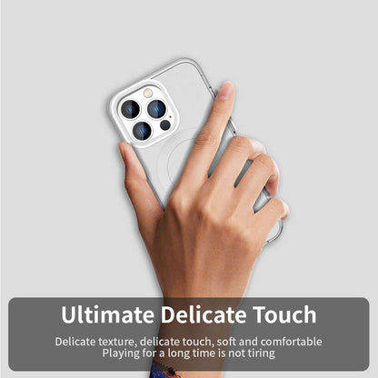 Husa MagSafe pentru Apple iPhone 14 Pro Max, Techsuit, CandyCase, Alba