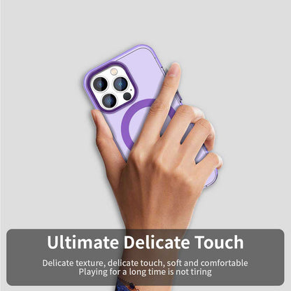 Husa MagSafe pentru Apple iPhone 14 Pro Max, Techsuit, CandyCase, Mov