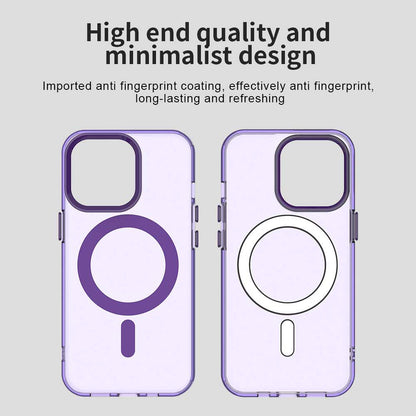 Husa MagSafe pentru Apple iPhone 14 Pro, Techsuit, CandyCase, Mov