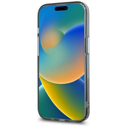 Husa MagSafe pentru Apple iPhone 15, Karl Lagerfeld, IML Monogram Karl & Choupette's Heads, Neagra