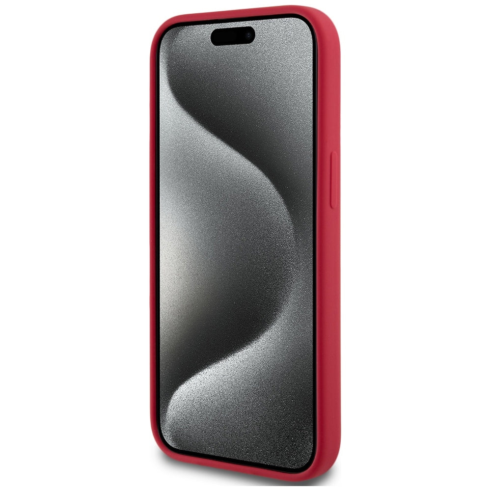 Husa MagSafe pentru Apple iPhone 15, Karl Lagerfeld, Silicone Karl & Choupette, Rosie