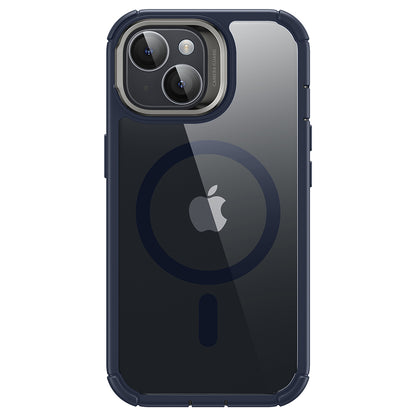Husa MagSafe pentru Apple iPhone 15 Plus, ESR, Armor Tough Kickstand, Bleumarin Transparenta