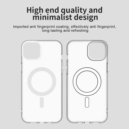Husa MagSafe pentru Apple iPhone 15 Plus, Techsuit, CandyCase, Alba