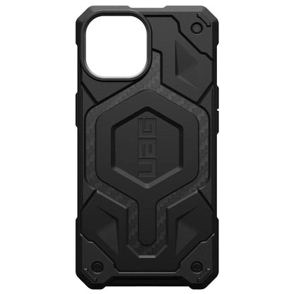 Husa MagSafe pentru Apple iPhone 15 Plus, Urban Armor Gear, Monarch Pro Carbon, Neagra