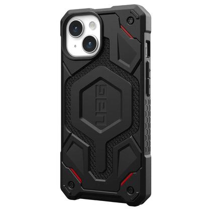 Husa MagSafe pentru Apple iPhone 15 Plus, Urban Armor Gear, Monarch Pro Kevlar, Neagra