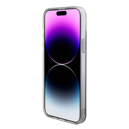 Husa MagSafe pentru Apple iPhone 15 Pro, Guess, IML Iridescent, Multicolor