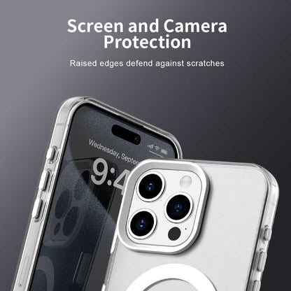 Husa MagSafe pentru Apple iPhone 15 Pro Max, Techsuit, CandyCase, Alba