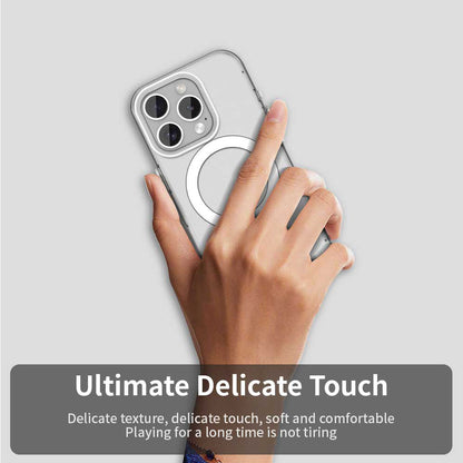 Husa MagSafe pentru Apple iPhone 15 Pro Max, Techsuit, CandyCase, Alba