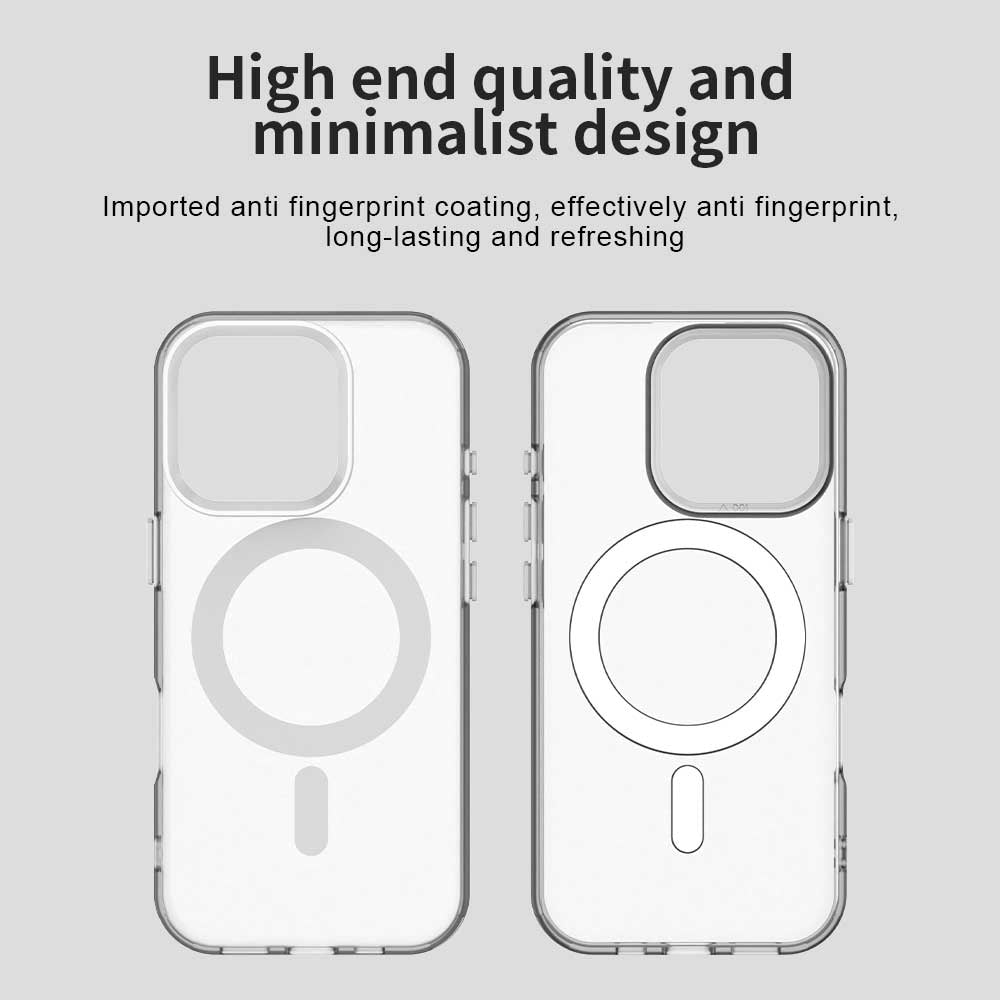 Husa MagSafe pentru Apple iPhone 15 Pro Max, Techsuit, CandyCase, Alba