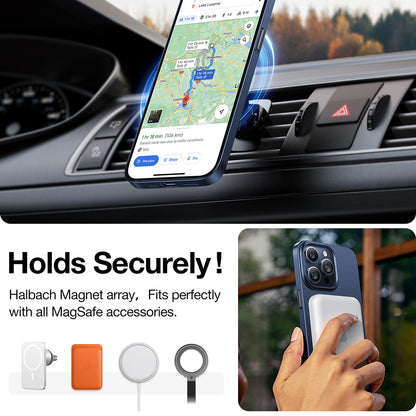 Husa MagSafe pentru Apple iPhone 15 Pro Max, Torras, OriginFit, Bleumarin