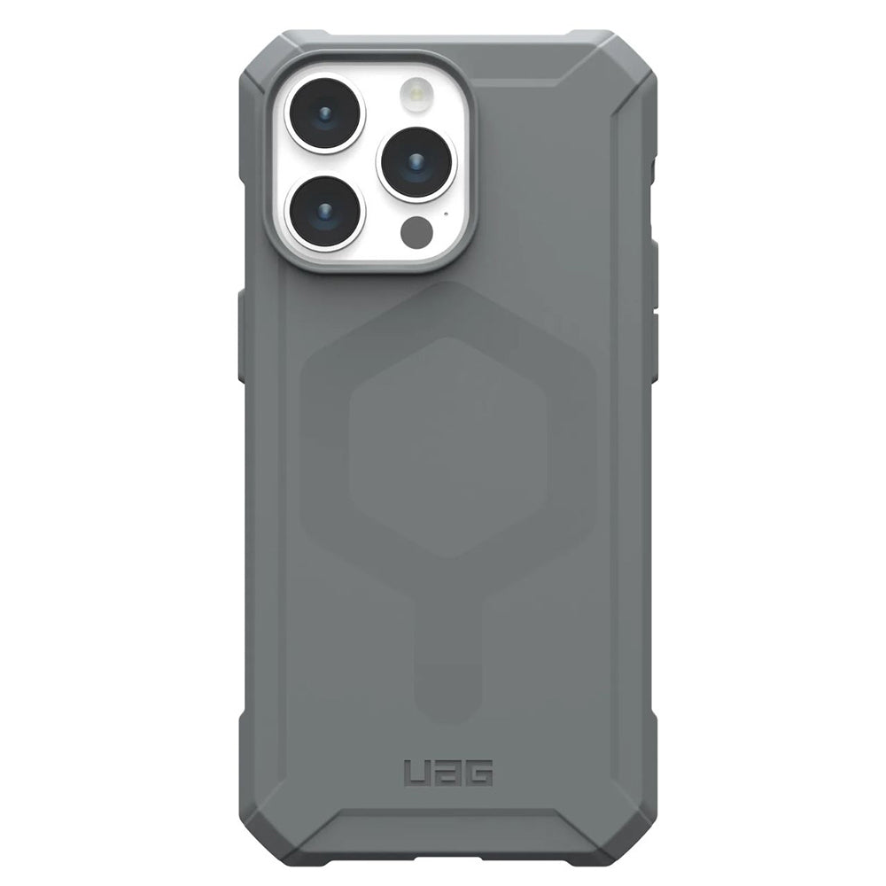Husa MagSafe pentru Apple iPhone 15 Pro Max, Urban Armor Gear, Essential Armor, Argintie