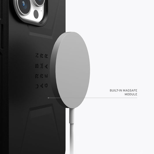 Husa MagSafe pentru Apple iPhone 15 Pro Max, Urban Armor Gear, Essential Armor, Neagra