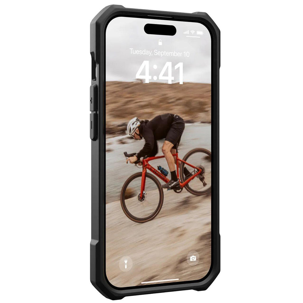 Husa MagSafe pentru Apple iPhone 15 Pro Max, Urban Armor Gear, Essential Armor, Neagra
