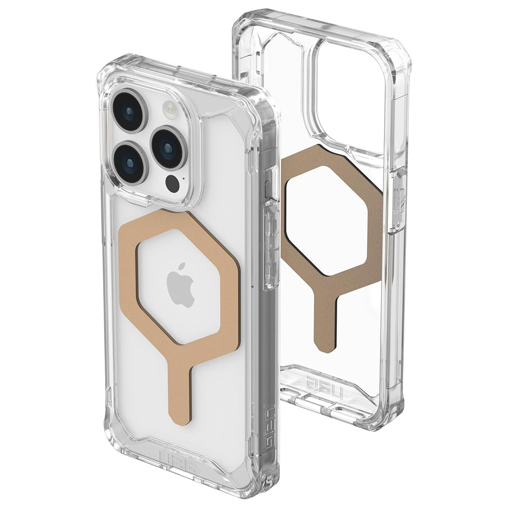 Husa MagSafe pentru Apple iPhone 15 Pro Max, Urban Armor Gear, Plyo, Aurie