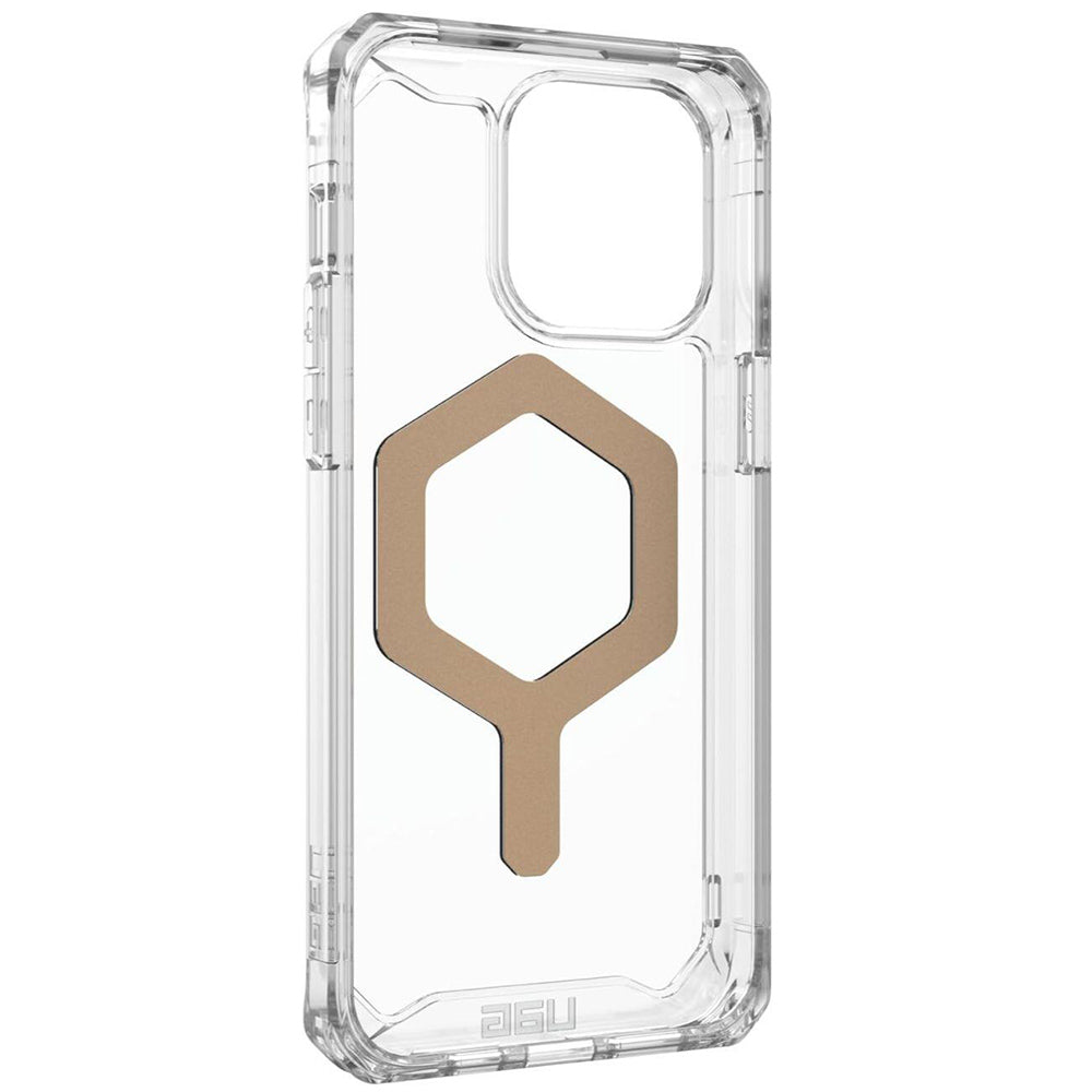 Husa MagSafe pentru Apple iPhone 15 Pro Max, Urban Armor Gear, Plyo, Aurie