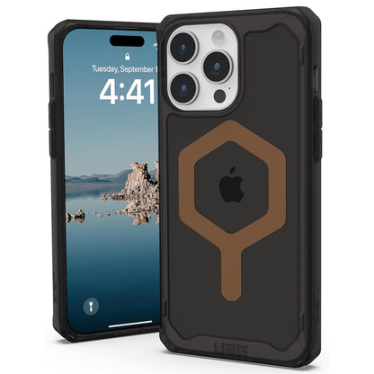 Husa MagSafe pentru Apple iPhone 15 Pro Max, Urban Armor Gear, Plyo, Maro