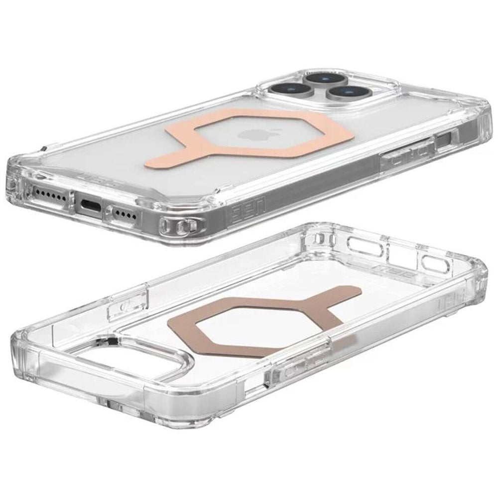 Husa MagSafe pentru Apple iPhone 15 Pro Max, Urban Armor Gear, Plyo, Roz Aurie