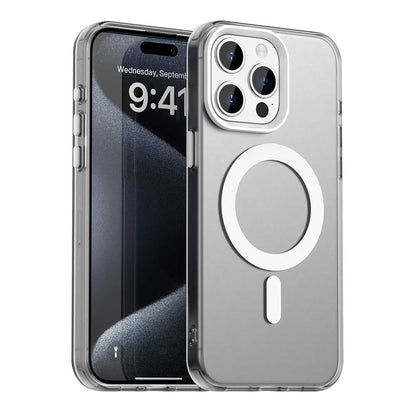 Husa MagSafe pentru Apple iPhone 15 Pro, Techsuit, CandyCase, Alba