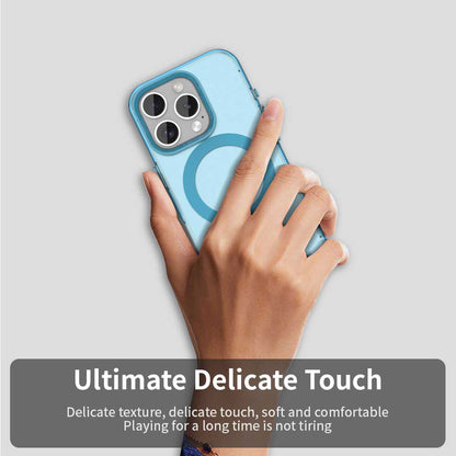 Husa MagSafe pentru Apple iPhone 15 Pro, Techsuit, CandyCase, Albastra