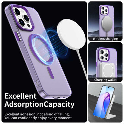Husa MagSafe pentru Apple iPhone 15 Pro, Techsuit, CandyCase, Mov