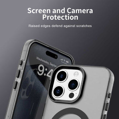Husa MagSafe pentru Apple iPhone 15 Pro, Techsuit, CandyCase, Neagra