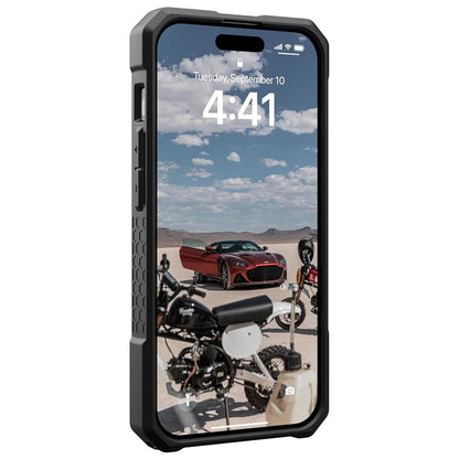 Husa MagSafe pentru Apple iPhone 15 Pro, Urban Armor Gear, Monarch Pro, Bleumarin