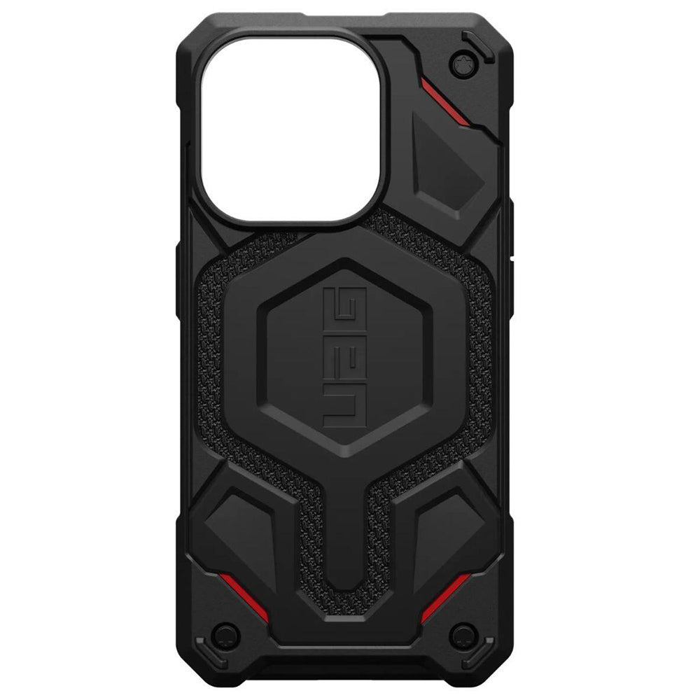 Husa MagSafe pentru Apple iPhone 15 Pro, Urban Armor Gear, Monarch Pro Kevlar, Neagra