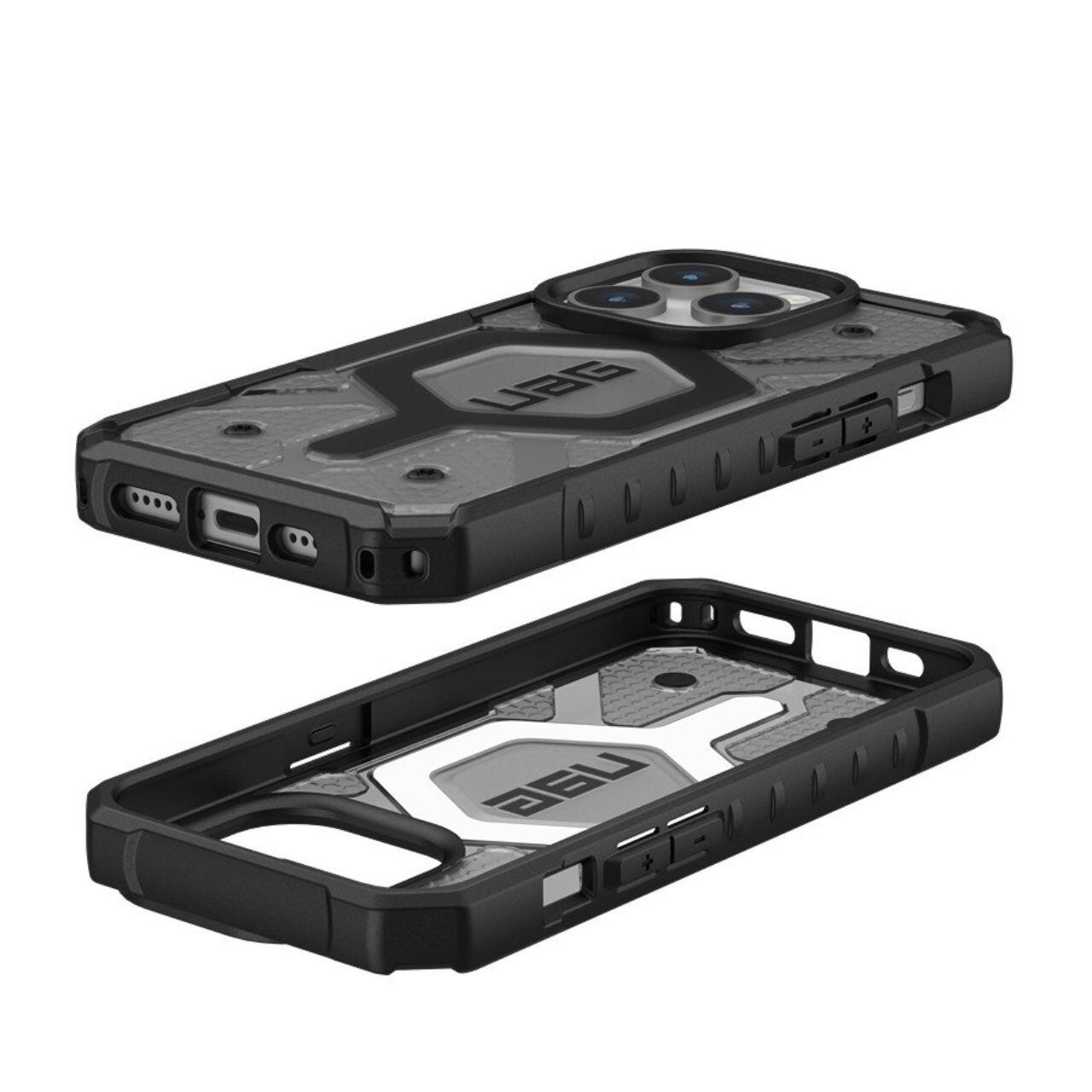Husa MagSafe pentru Apple iPhone 15 Pro, Urban Armor Gear, Pathfinder, Gri