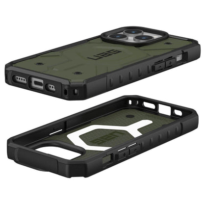 Husa MagSafe pentru Apple iPhone 15 Pro, Urban Armor Gear, Pathfinder, Verde