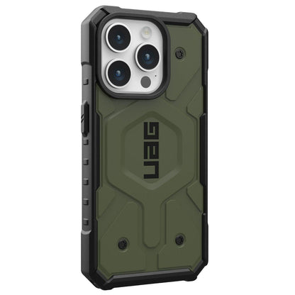 Husa MagSafe pentru Apple iPhone 15 Pro, Urban Armor Gear, Pathfinder, Verde