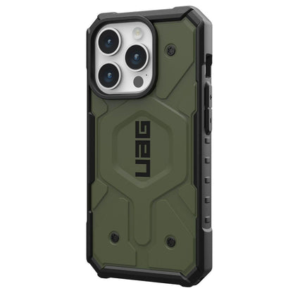 Husa MagSafe pentru Apple iPhone 15 Pro, Urban Armor Gear, Pathfinder, Verde