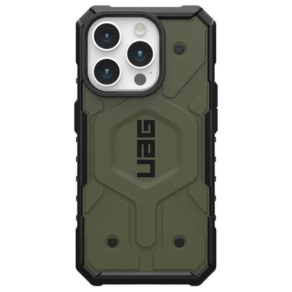 Husa MagSafe pentru Apple iPhone 15 Pro, Urban Armor Gear, Pathfinder, Verde