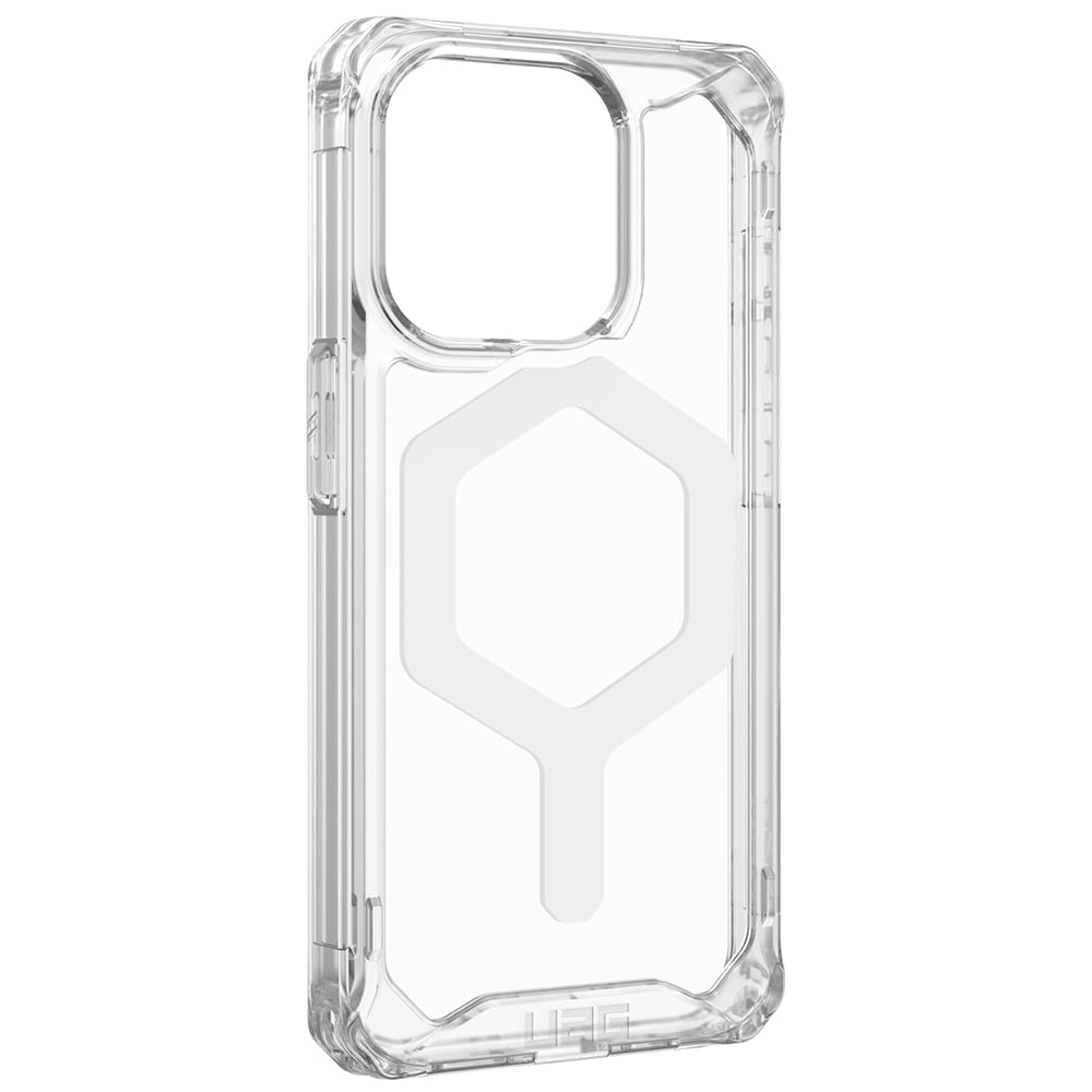 Husa MagSafe pentru Apple iPhone 15 Pro, Urban Armor Gear, Plyo, Alba