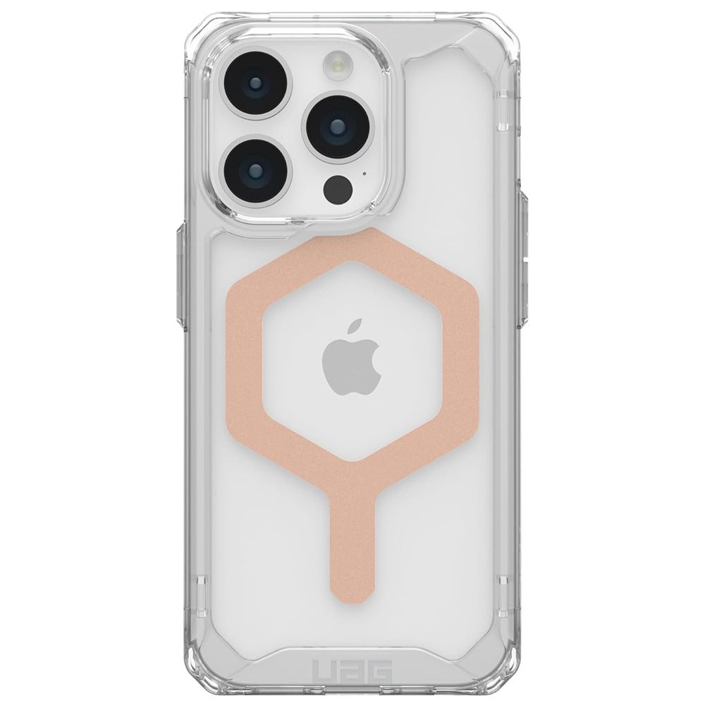 Husa MagSafe pentru Apple iPhone 15 Pro, Urban Armor Gear, Plyo, Roz Aurie